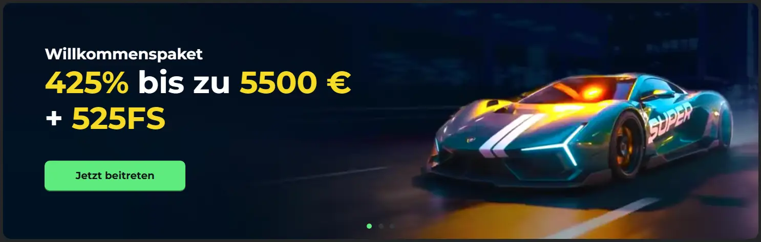 Super Spin Casino Bonus banner