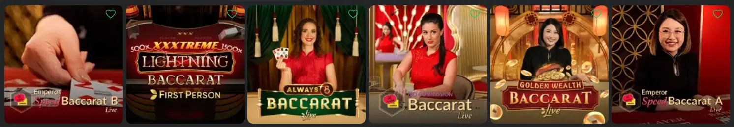 Super Spin Casino Baccarat